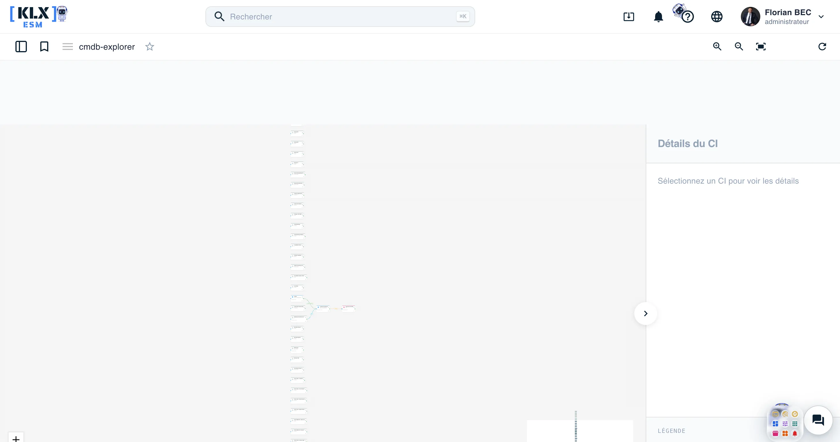 Fiche d’un élément de configuration dans Keolux One